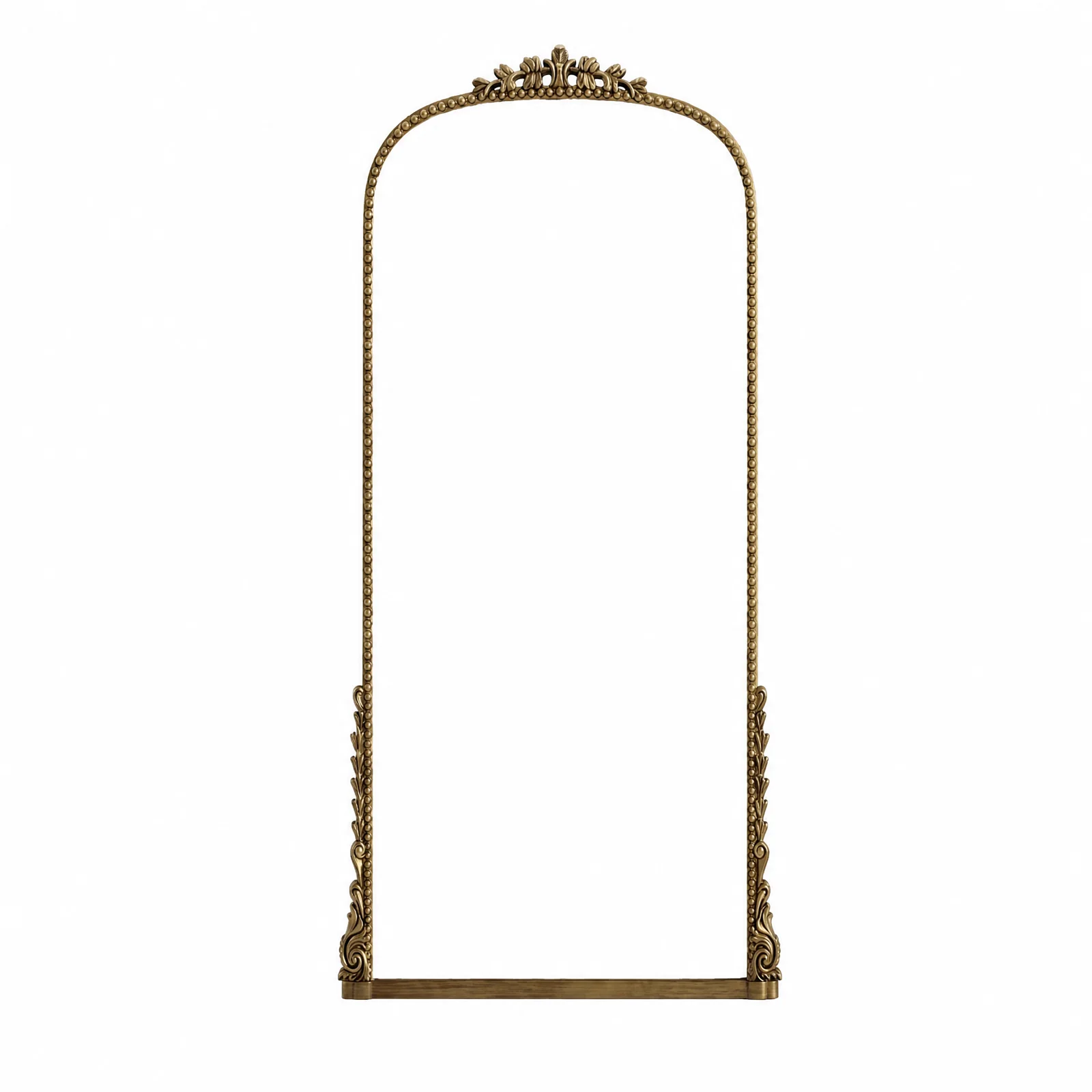 Gold Timeless Mirror — Miami wedding and event rental.