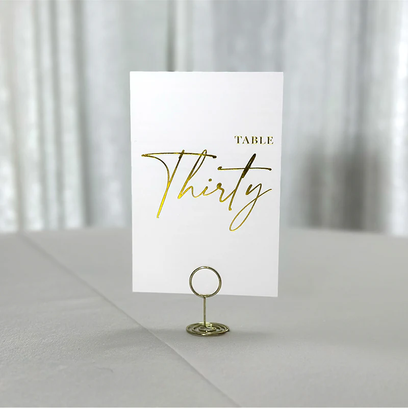 The Isabella — Miami rental in the Table Numbers And Place Cards collection by Be Extra Miami. — Miami wedding event rental.
