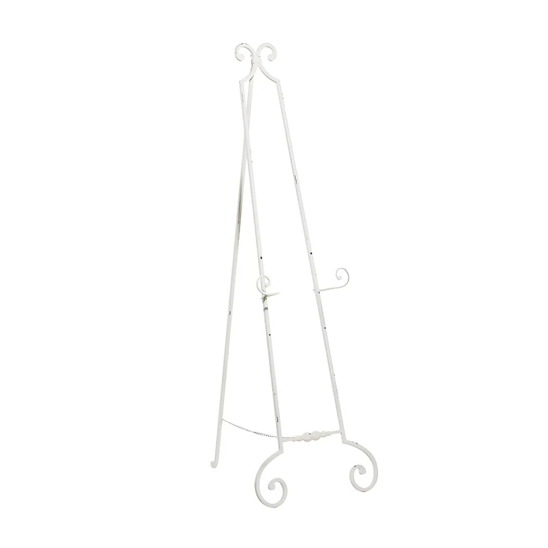 White Easel rental for a Miami wedding event, supporting a welcome sign, seating chart, or ceremony display by Be Extra Miami.